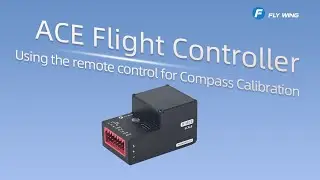 H-ACE flight controller using the remote control for compass calibration