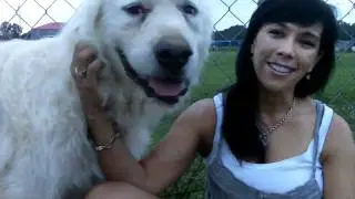 Bernie Berlin And A White Dog