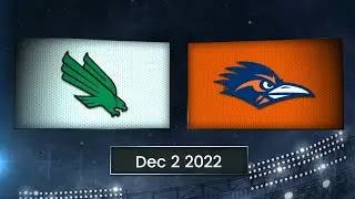 2022 Ryan C-USA Championship Game | North Texas Mean Green vs  UTSA Roadrunners | December, 2nd 2022