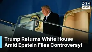 MOMENT: Trump Returns to the White House From Florida Amid Epstein Fallout and Sanctions Issue |AC1Z