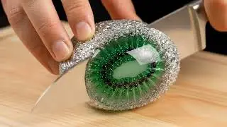CUTTING GLASS FRUIT ASMR WITH BEST SOUNDS 