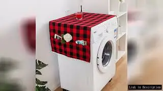 Dust Covers Washing Machine Covers Refrigerator Dust Protector with Pocket Multi-purpose Household D