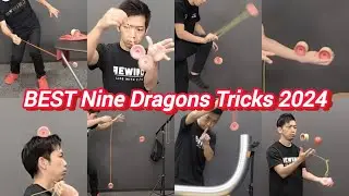 EXTREME Nine Dragons Yo-Yo Tricks Compilation 2024 🪀🔥🐉 #yoyo #REWIND #trickshots