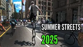 Car-Free New York City - Summer Streets 2025 (4K Video)