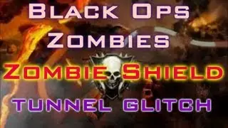 Tranzit Tunnel Glitch!! Zombie Shield Barrier!(Patched)
