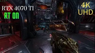 RTX  4070 ti Doom Eternal... 4K Ray Tracing DLSS On....under volting 4070 ti