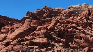 Partner Climbing at Classic Rock Crag - Calico I - First Pullout