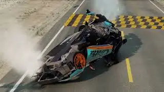 Beamng  cars VS speedbump  #beamngdrive