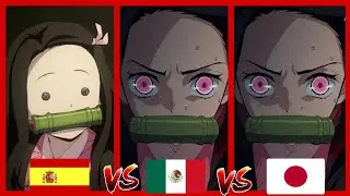 Kimetsu No Yaiba (2021): Castellano 🇪🇸 vs Latino 🇲🇽 vs Japones 🇯🇵 (Doblaje de Demon Slayer 🎙️)