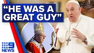 Cardinal George Pell a &lsquo;great guy&rsquo;, say Pope Francis | 9 News Australia