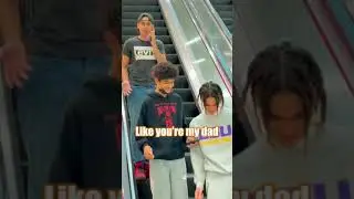 AWKWARD PHONE CALLS ON THE ESCALATOR PRANK 📞😂 #shorts
