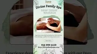 Deep Tissue Massage #massagecenter #spacenter #massagespa