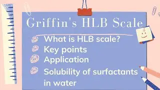 What is HLB scale? | HLB scale range | HLB scale application | Physical pharmaceutics