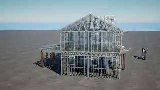 Cold-Formed Steel Framing 360-Degree Exterior View