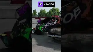 Setup and Rollover! #vito324gaming #beamngderby #realisticderbyproject