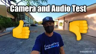 Короткий тест камеры и звука Insta 360 Go 2