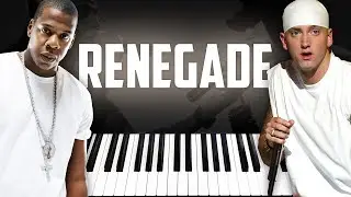 Eminem ft. Jay Z - Renegade - Easy Piano Tutorial