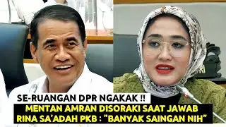 Ngakak Se-Ruangan DPR, Mentan Amran Disoraki Saat Jawab Rina Sa'adah PKB : 