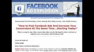 Facebook Ads Explosion - Video Training Series