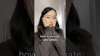 HOW TO ELEVATE SCHOOL OR ANY KIND OF UNIFORMS !!! 📚😜 #schooloutfits #schooluniforms #styletips