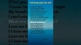 Love me like you do (Verse-3, Pre-Chorus, Chorus) lyrics - Ellie Goulding #trending #lyrics