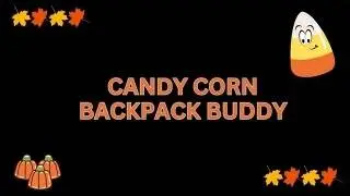 Candy Corn Keychain: Sweet Halloween Craft! #halloweencrafts #candycorn