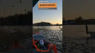 Winter kayaking at sunset (Itiwit X500 Strenfit + WK 510 Play sea kayak)