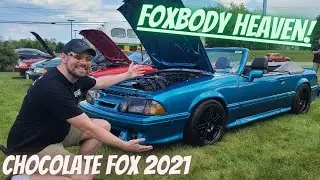 CHOCOLATE FOX ALL FOXBODY CAR SHOW! // FOXTOBERFEST IN THE NORTH  IN HERSHEY - 2021