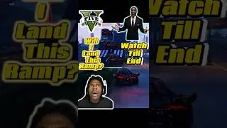 GTA 5 Ramp Stunt &ndash; Epic or Fail?🤔 #gta5 #gta6 #gtavi #rockstar #stunt #car #supercars #shorts #ramp
