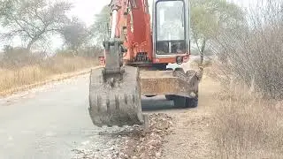 New road construction process| Road dismantling | aching construction road work