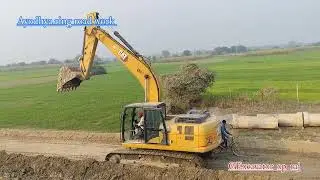 Ayodhya Ring road construction excvator machine work video JCB video jcb viral video #jcbvideo 