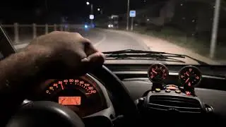 2006 Smart Fortwo POV night drive