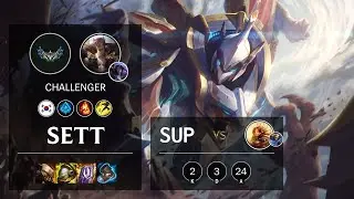 Sett Support vs Leona - KR Challenger Patch 12.5