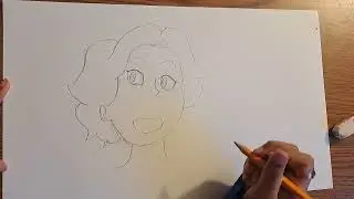 Sketch of a Stacy McGill character