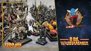 WARHAMMER FANTASY 6 ED| ORCOS Y GOBLINS VS OGROS (1200pts)