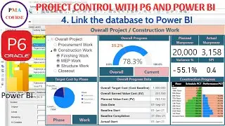 4. Управление проектами с помощью Primavera P6 и Power BI || Подключение базы данных к Power BI