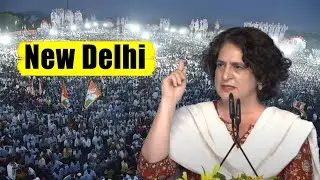 Priyanka Gandhi's Outstanding Speech at INDIA Alliance Public Meeting in Ramlila Maidan, New Delhi