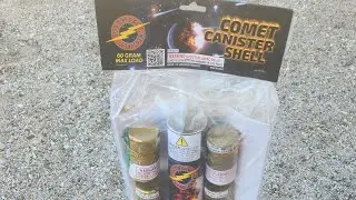 Comet Canister Shell by Flashing Fireworks