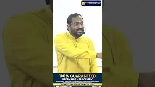 100% Guaranteed Internship + Placement.