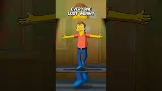 Everyone in Springfield Lost Weight 💉#simpsons #shorts