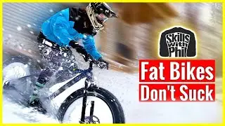 Making the Best of a Snow Day on a Fat Bike
