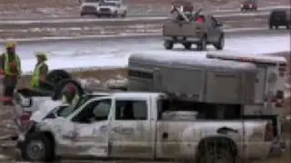 Crash on Highway 2 near Red Deer
