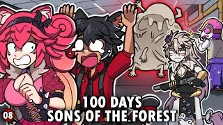 🔴100 Days Sons of the Forest with @LeizuShen @LunariaEN @Taiga_Chama DAY 71 TO 80