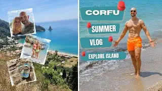 Greece Corfu vLog Summer 2023 - Best beaches, restaurants, gym ...