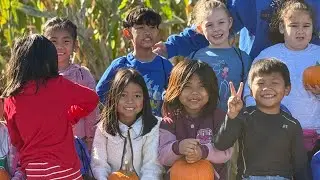 Jordan 1st grade fall field trip to pumpkins field 2025 Williams Natcher&rsquo;s elementary school #kids