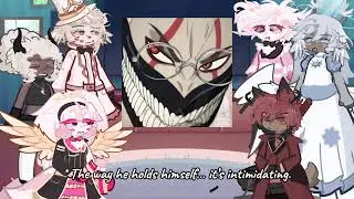 Hazbin Hotel react to okarun | dandadan | Charlie | Lucifer | Gacha life