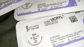 Ethicon Набор хирургический Нить Игла Sterile Surgical kit Thread Needle Украина Ukraine