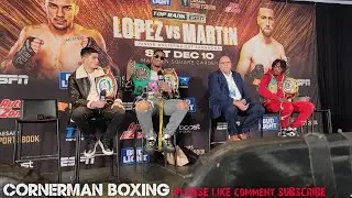 JARED ANDERSON, XANDER ZAYAS & KEYSHAWN DAVIS POST FIGHT PRESS CONFERENCE
