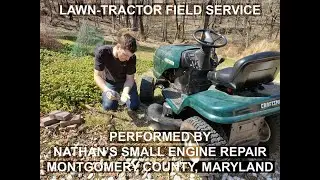 Lawn-Tractor Field Service by Nathan's Small Engine Repair (Craftsman LT1000 Riding Mower)