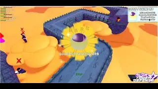 How to get new GOLDEN-F SCALING ORB  on All Star Tower Defense very easy to win